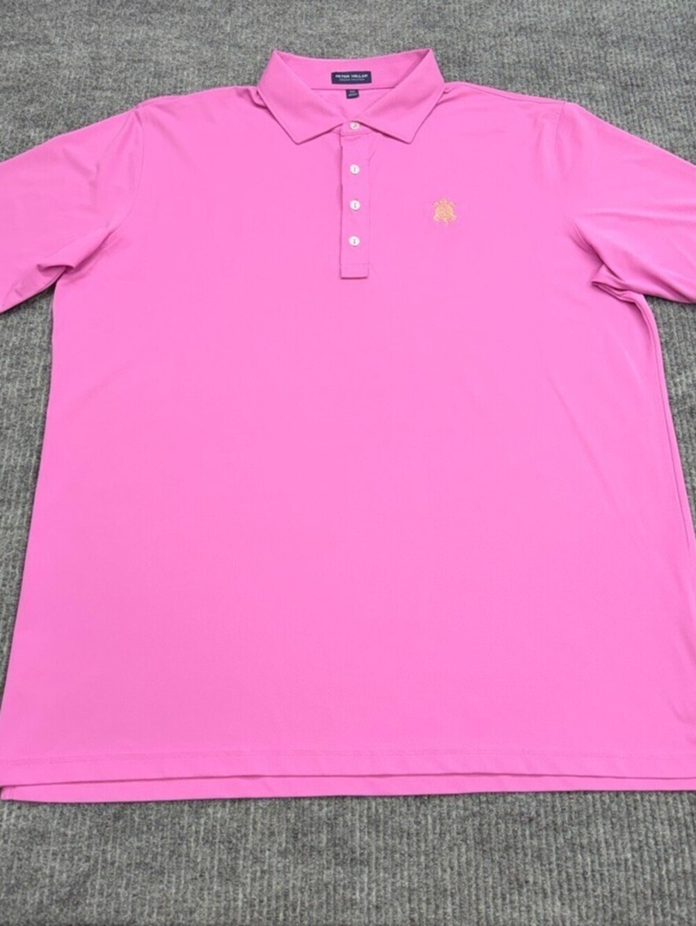 Peter Millar Crown Crafted Polo Shirt Mens XXL Light Magenta Old Memorial Golf